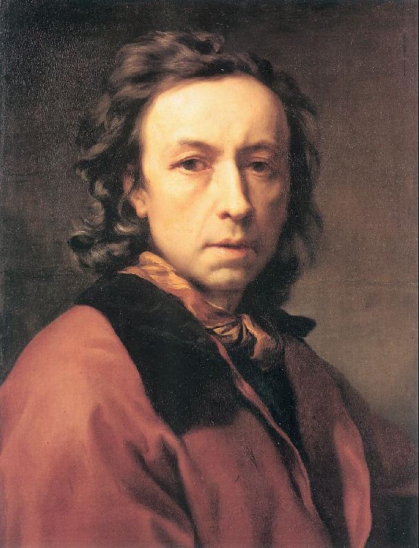 MENGS, Anton Raphael Self-Portrait oil painting image